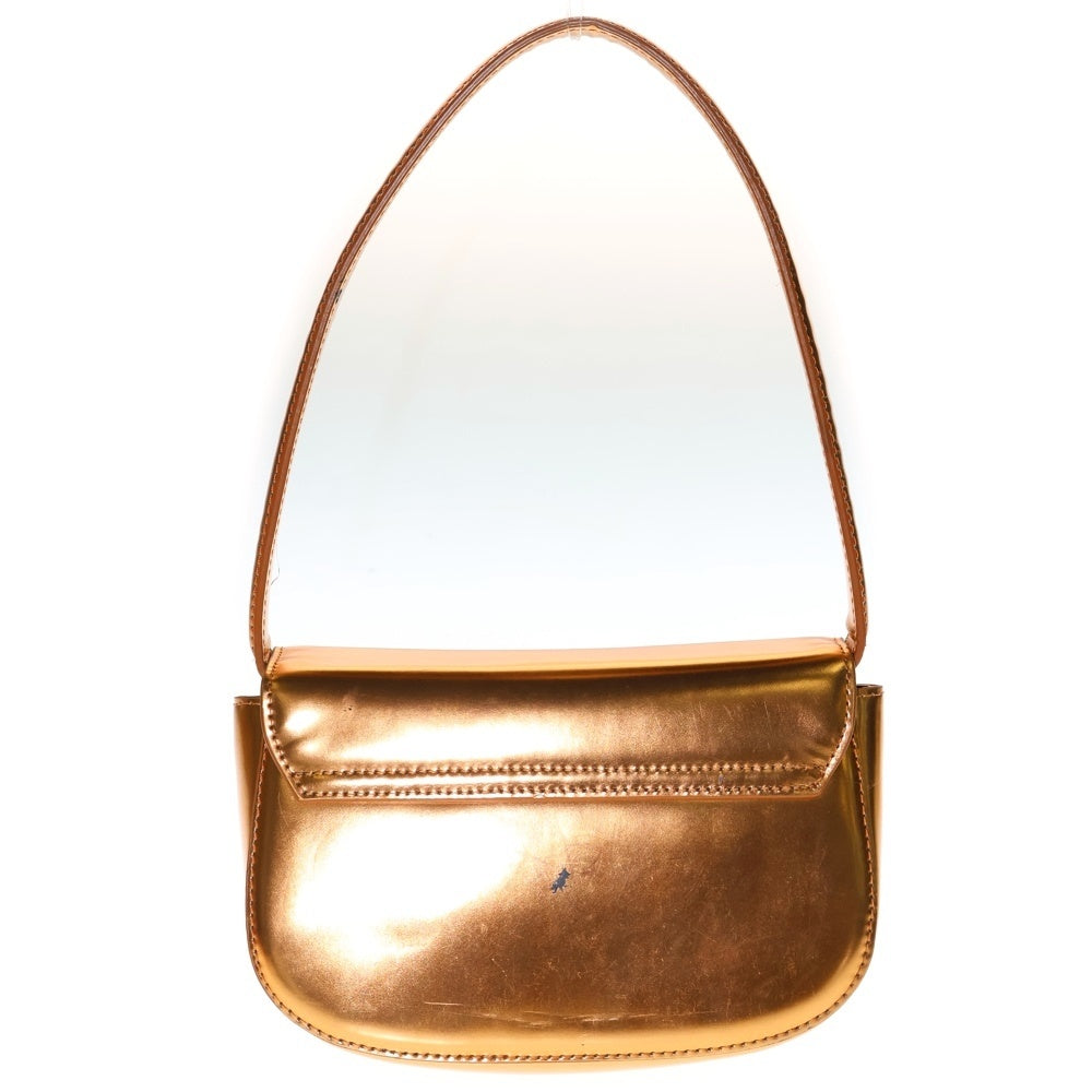 DIESEL(ディーゼル) 1DR Logo Bag 2way メタルプレート ショルダーバッグ オレンジ X08396ーPS202