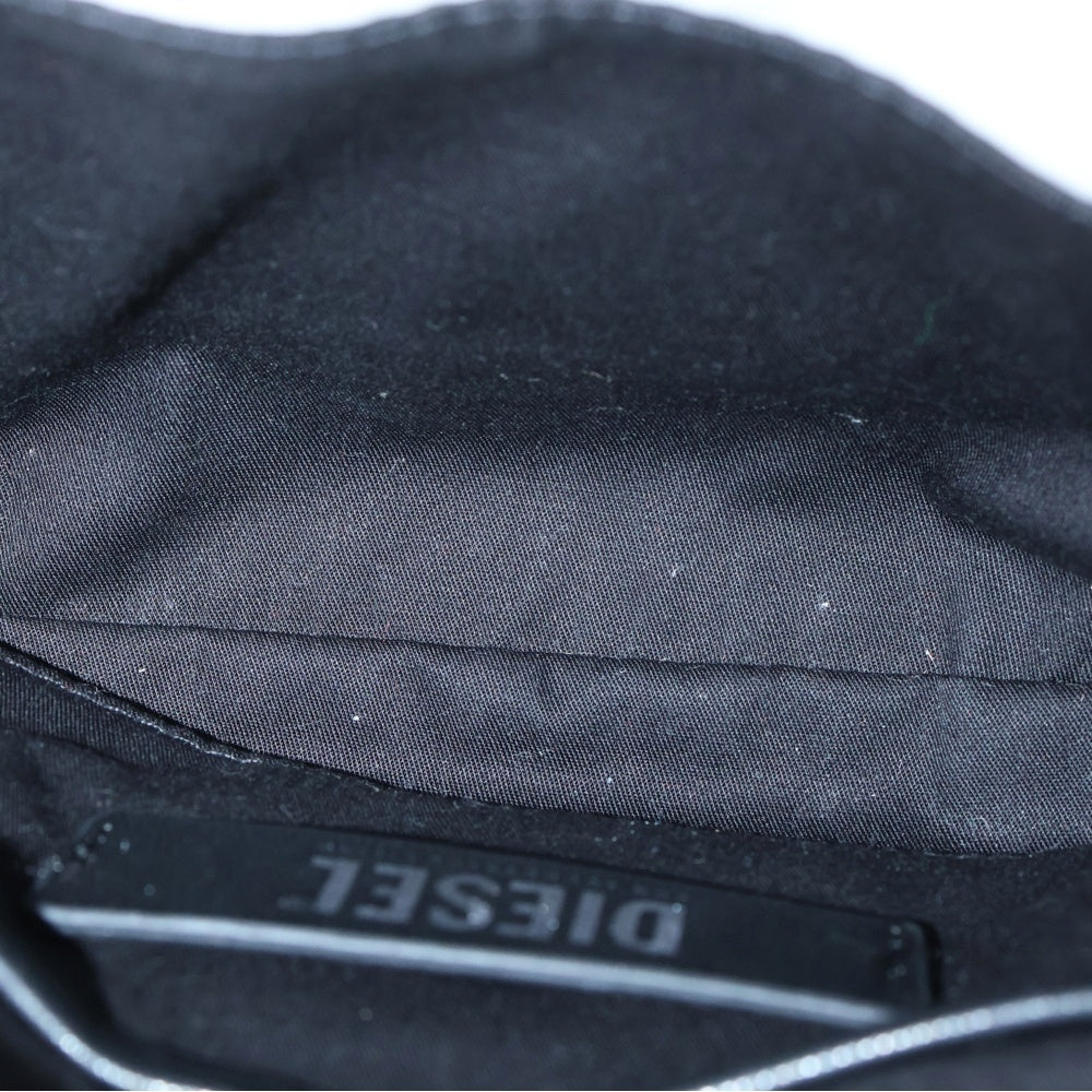 DIESEL(ディーゼル) 1DR Logo Bag 2way メタルプレート ショルダーバッグ インディゴ X08396ーPR422