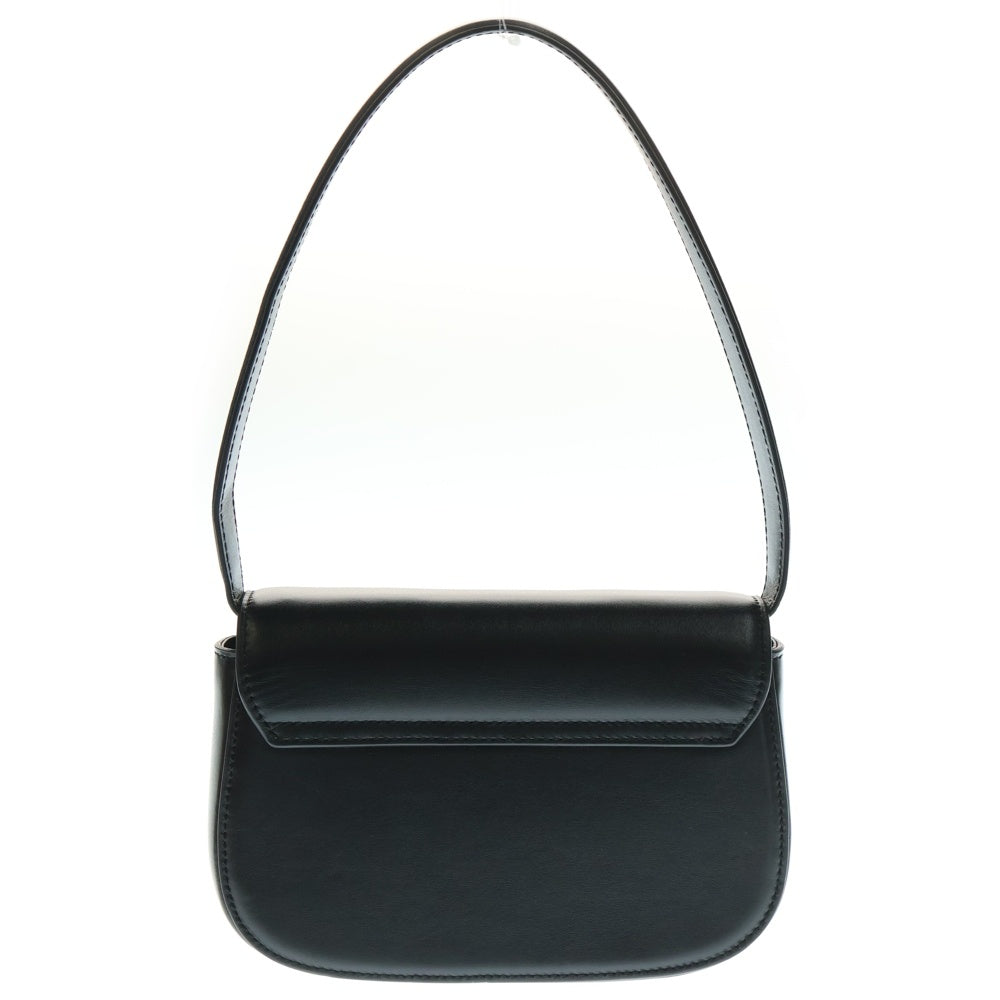 DIESEL(ディーゼル) 1DR Logo Bag 2way メタルプレート ショルダーバッグ レザー ブラック X08396ーPR818