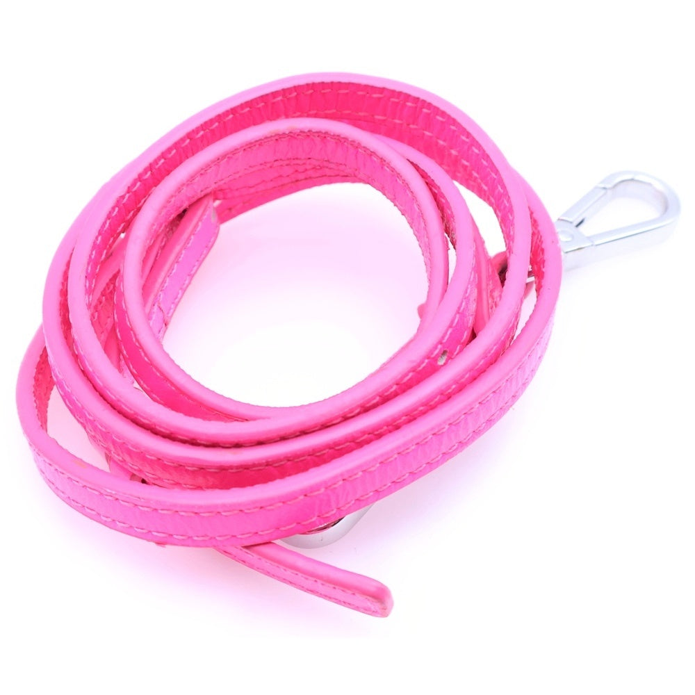 DIESEL(ディーゼル) 1DR Logo Bag XS メタルプレート ショルダーバッグ ピンク X08709-P3193