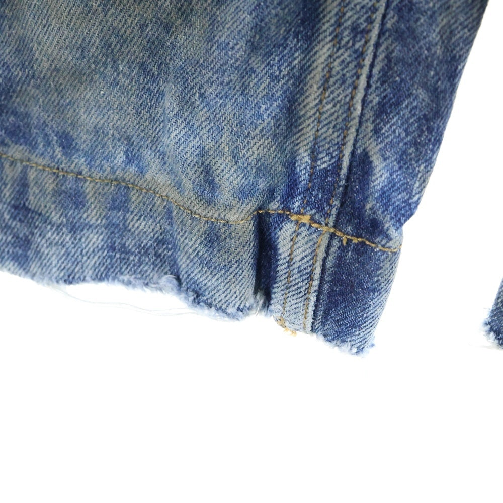 DIESEL(ディーゼル) D-GIAPPO-CARGO-DD ダメージ加工 ボタンフライ フレアカーゴパンツ インディゴ A17717 0DBCW レディース