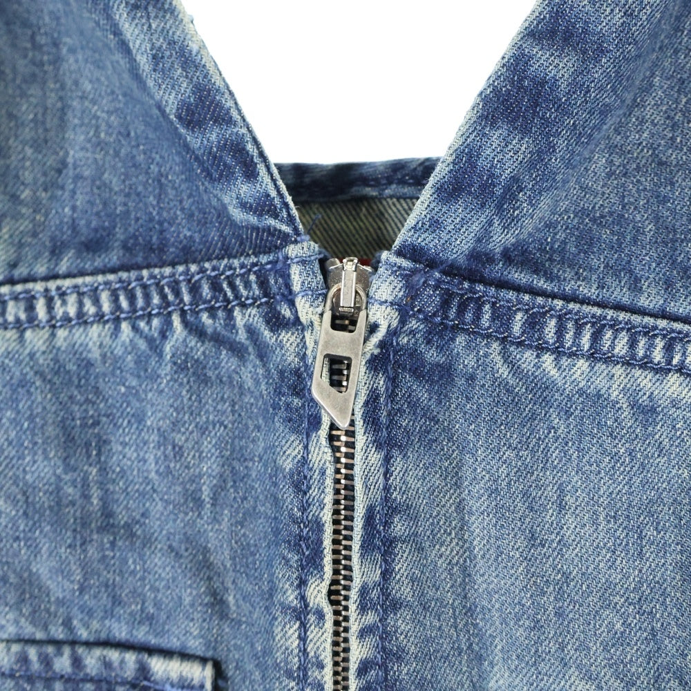 DIESEL(ディーゼル) 25AW DE-MELVI-S ダメージ加工 デニムドレス ワンピース インディゴ A18328 レディース