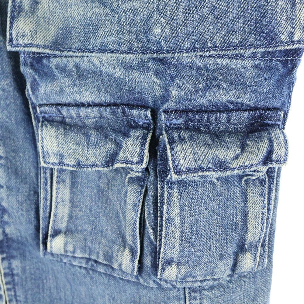 DIESEL(ディーゼル) 25AW DE-MELVI-S ダメージ加工 デニムドレス ワンピース インディゴ A18328 レディース
