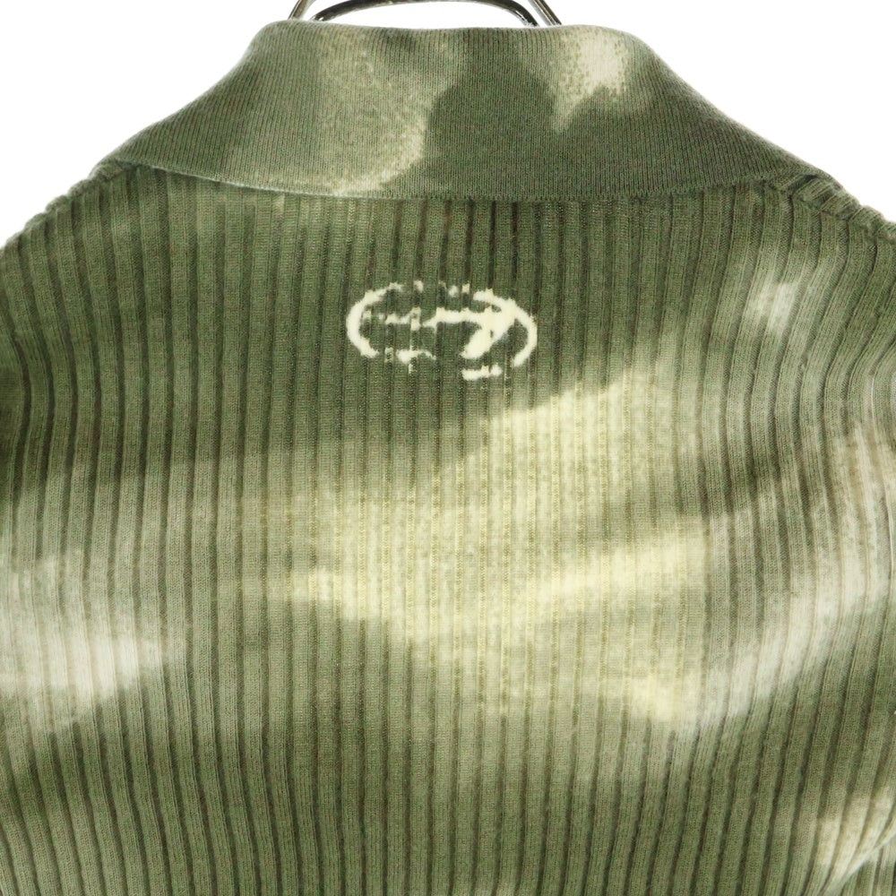 DIESEL(ディーゼル) 24SS M-BRIANA カモフラージュニット トップス 長袖 グリーン A12401 レディース