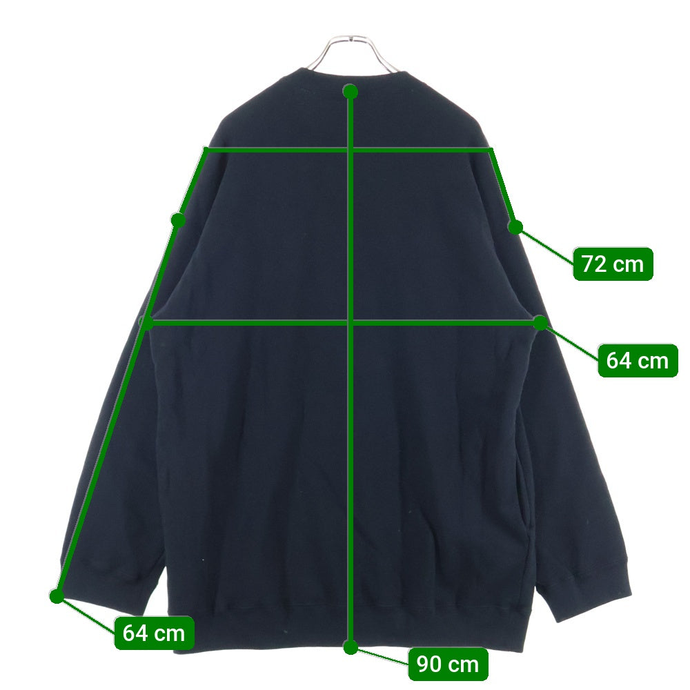 UNDERCOVER(アンダーカバー) 25AW グラフィックプリント プルオーバー スウェットトレーナー ブラック/レッド UC2E4894-2