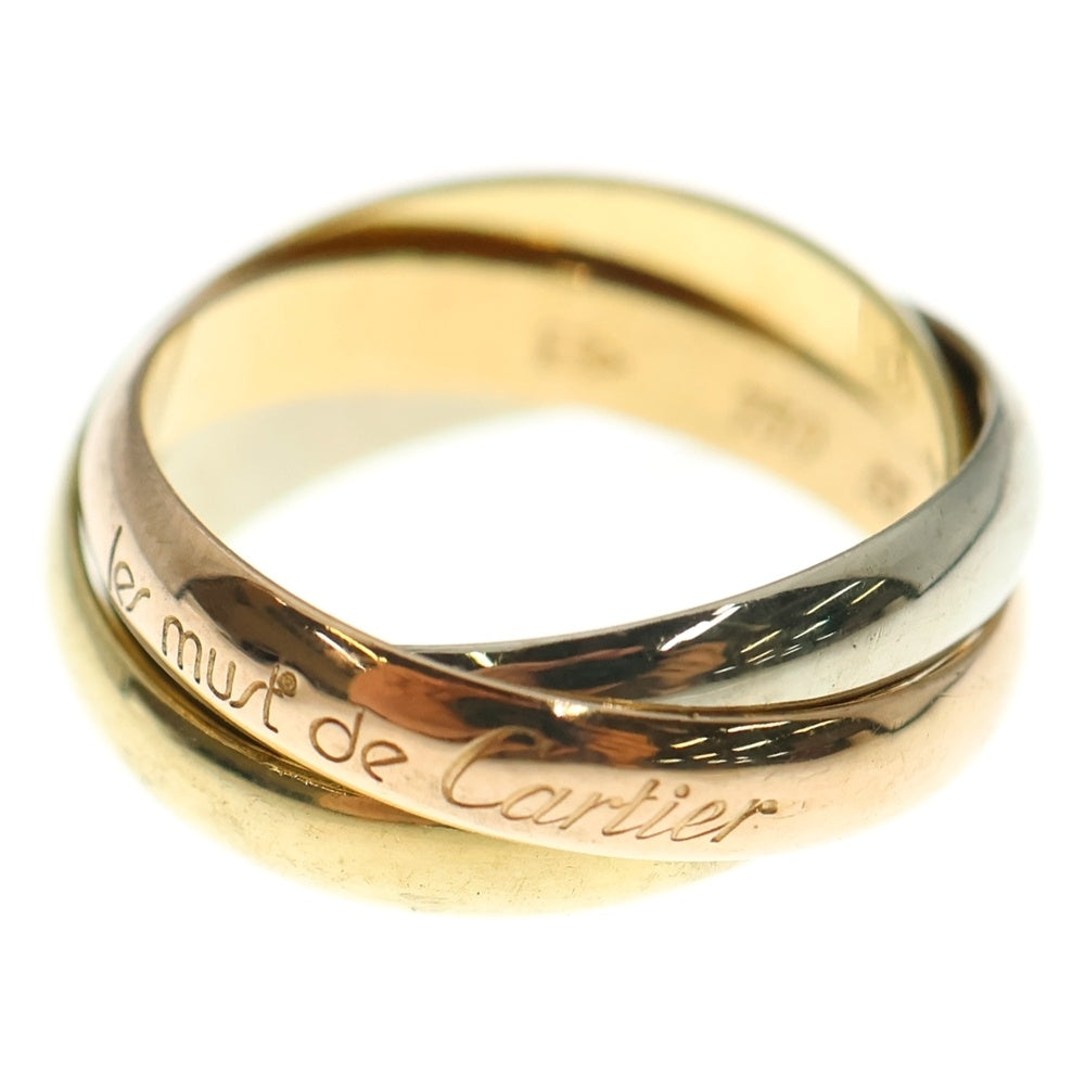 Cartier(カルティエ) トリニティリング K18YG/PG/WG 3連リング ゴールド/シルバー