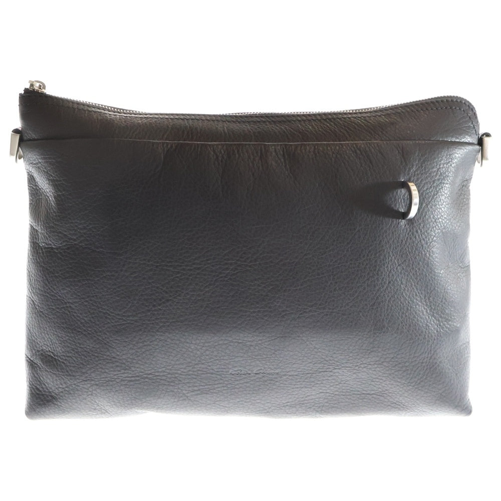 Rick Owens(リックオウエンス) 25SS Hollywood Adri Crossbody Bag ハリウッド レザークロスボディーバッグ ブラック RA01E0627