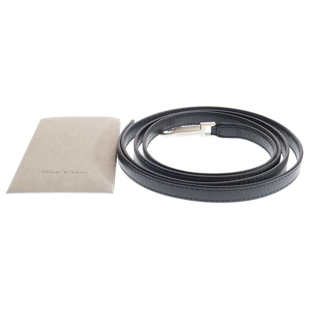 Rick Owens(リックオウエンス) 25SS Hollywood Adri Crossbody Bag ハリウッド レザークロスボディーバッグ ブラック RA01E0627