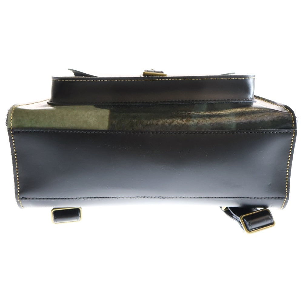 Dr.Martens(ドクターマーチン) ×THE NATIONAL GALLERY ナタリーギャラリー 総柄デザイン レザーバックパック リュック ブラック/マルチ AB065101