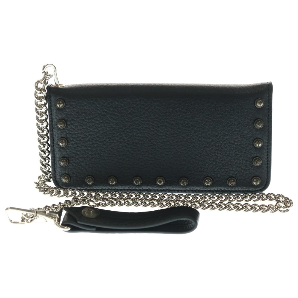 THUG CLUB(サグクラブ) TC LONG WALLET チェーンウォレット 長財布 ブラック/シルバー