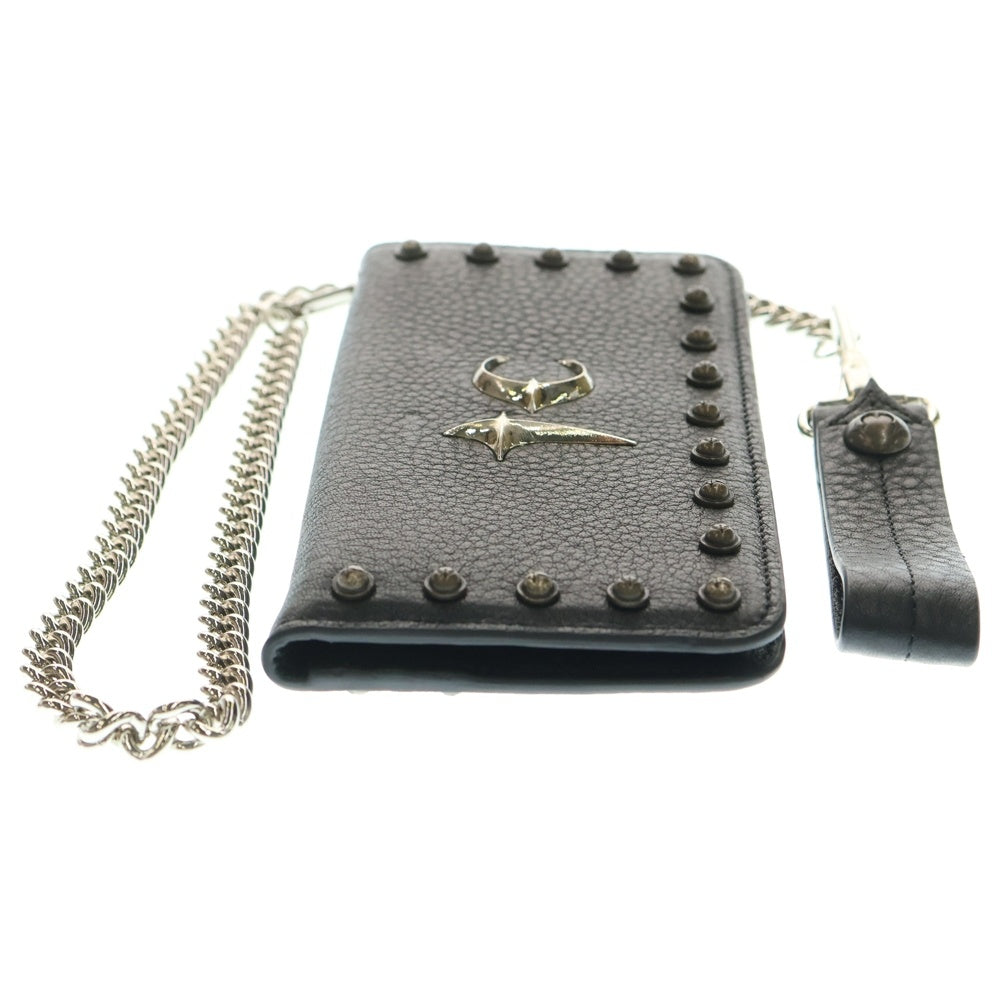 THUG CLUB(サグクラブ) TC LONG WALLET チェーンウォレット 長財布 ブラック/シルバー