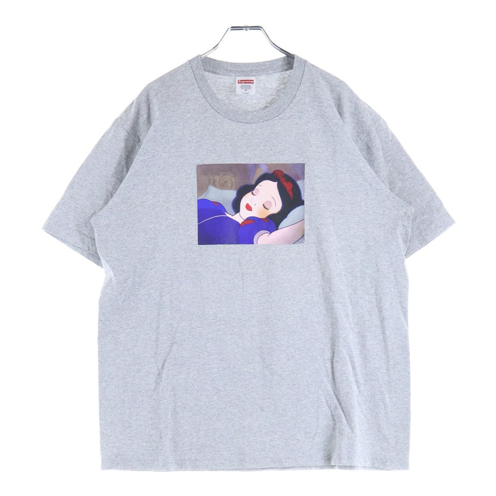 SUPREME(シュプリーム) 24AW Snow White Tee スノーホワイト 白雪姫プリント クルーネック 半袖Tシャツ カットソー グレー