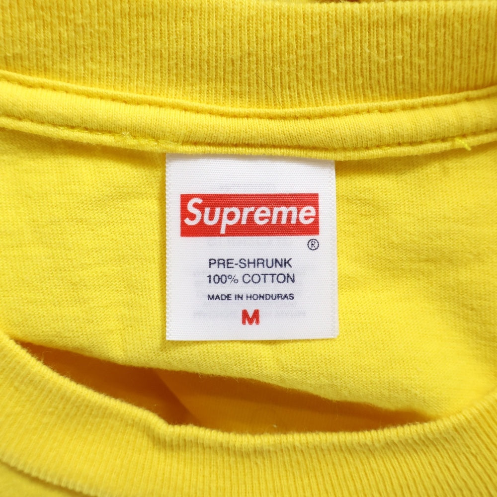 SUPREME(シュプリーム) 24AW Mister Cartoon Pow Tee ミスターカートゥーン ポウ プリント半袖Tシャツ カットソー イエロー