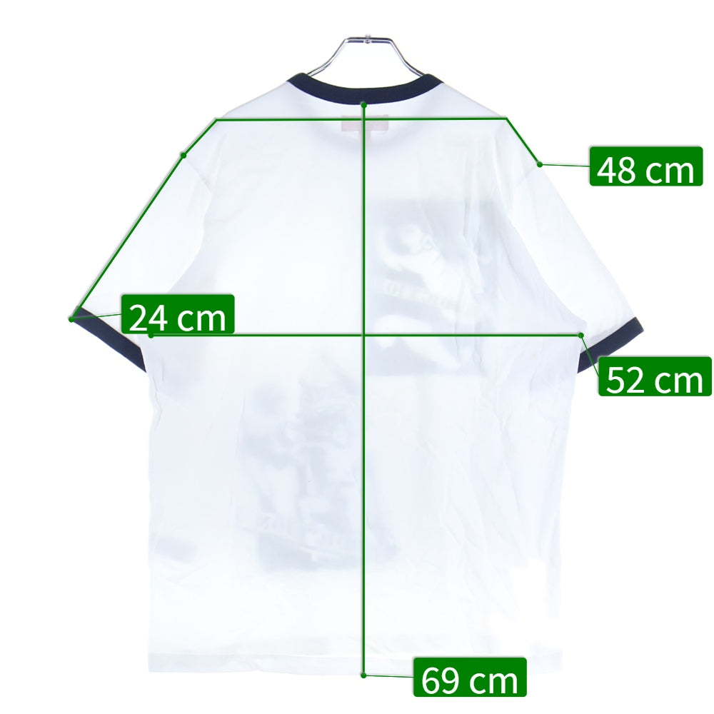 SUPREME(シュプリーム) 24AW Jane's Addiction Ringer Tee ジョーンズアディクション リンガー半袖Tシャツ カットソー ホワイト