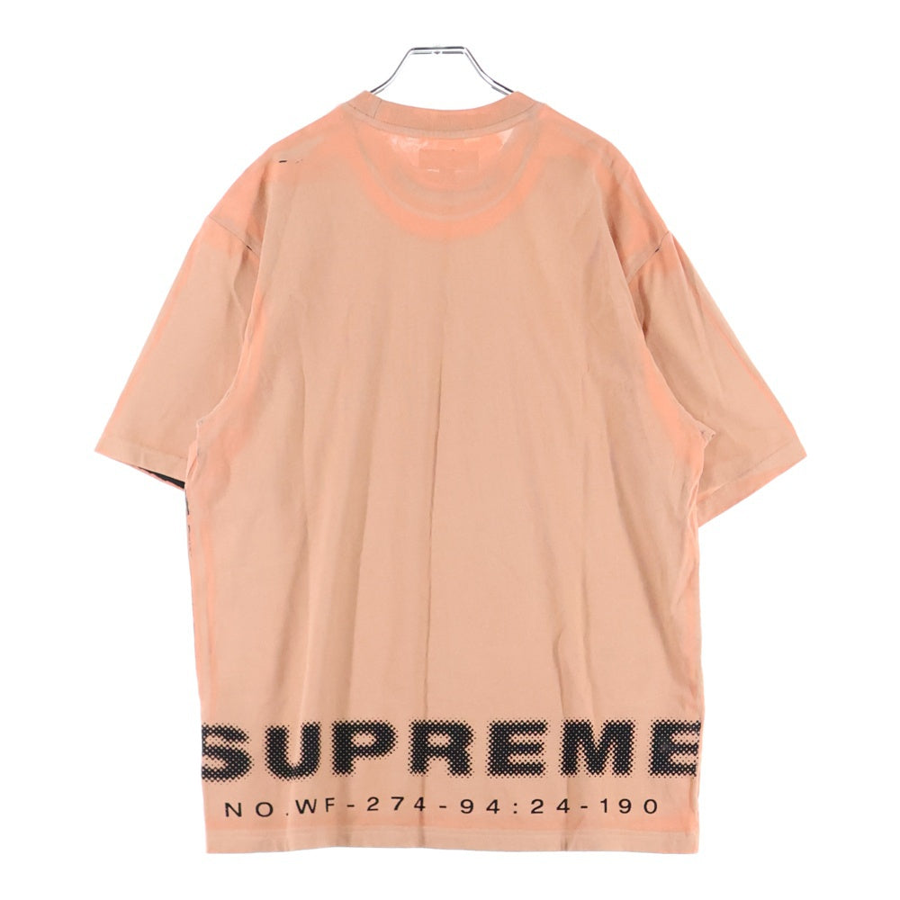 SUPREME(シュプリーム) 24AW Discharge S/S Top ディスチャージ ペイント加工半袖Tシャツ カットソー ピンク