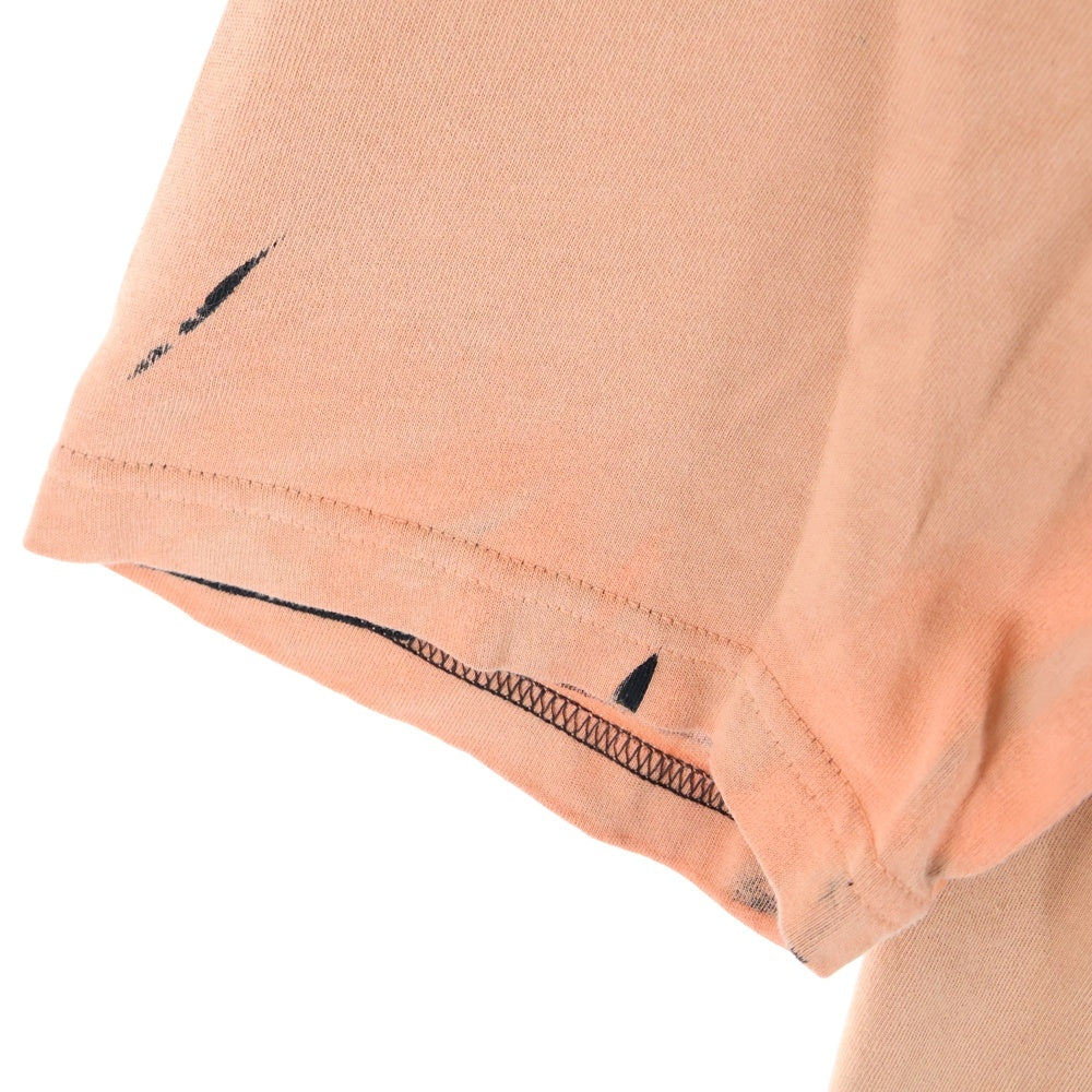 SUPREME(シュプリーム) 24AW Discharge S/S Top ディスチャージ ペイント加工半袖Tシャツ カットソー ピンク