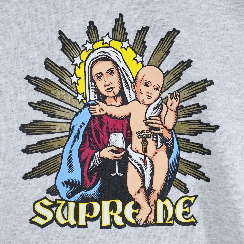 SUPREME(シュプリーム) 24AW Blood Tee ブラッド マリア プリントロゴ 半袖Tシャツ カットソー グレー