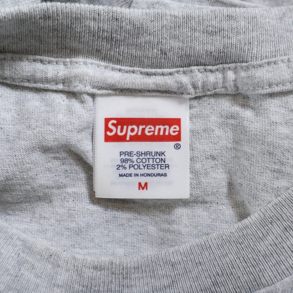 SUPREME(シュプリーム) 24AW Blood Tee ブラッド マリア プリントロゴ 半袖Tシャツ カットソー グレー