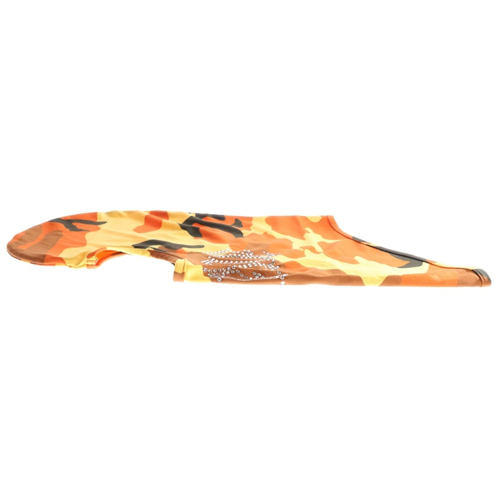 SUPREME(シュプリーム) 24AW Rhinestone Balaclava カモフラージュ柄 ラインストーン付きバラクラバ オレンジ