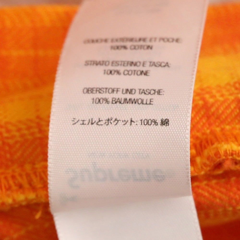 SUPREME(シュプリーム) 24SS Plaid Baggy Short プレイドバギーショーツ ハーフパンツ オレンジ