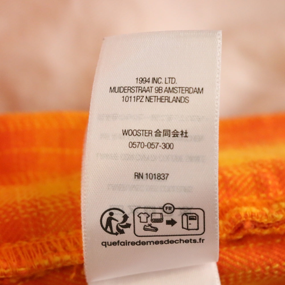 SUPREME(シュプリーム) 24SS Plaid Baggy Short プレイドバギーショーツ ハーフパンツ オレンジ