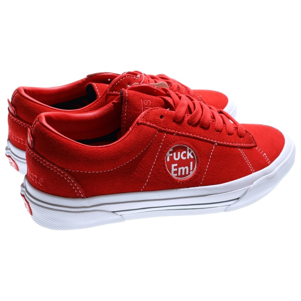 VANS(ヴァンズ) 24AW ×SUPREME Skate Sid S VN000MQ8CJH シュプリーム スケートシドS ローカットスニーカー レッド US8/26cm