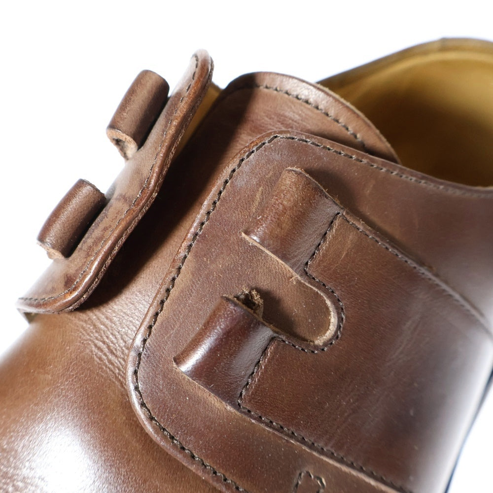 JOHN LOBB(ジョンロブ) URANUS ウラヌス ギリーレザーシューズ ブラウン ※紐欠損