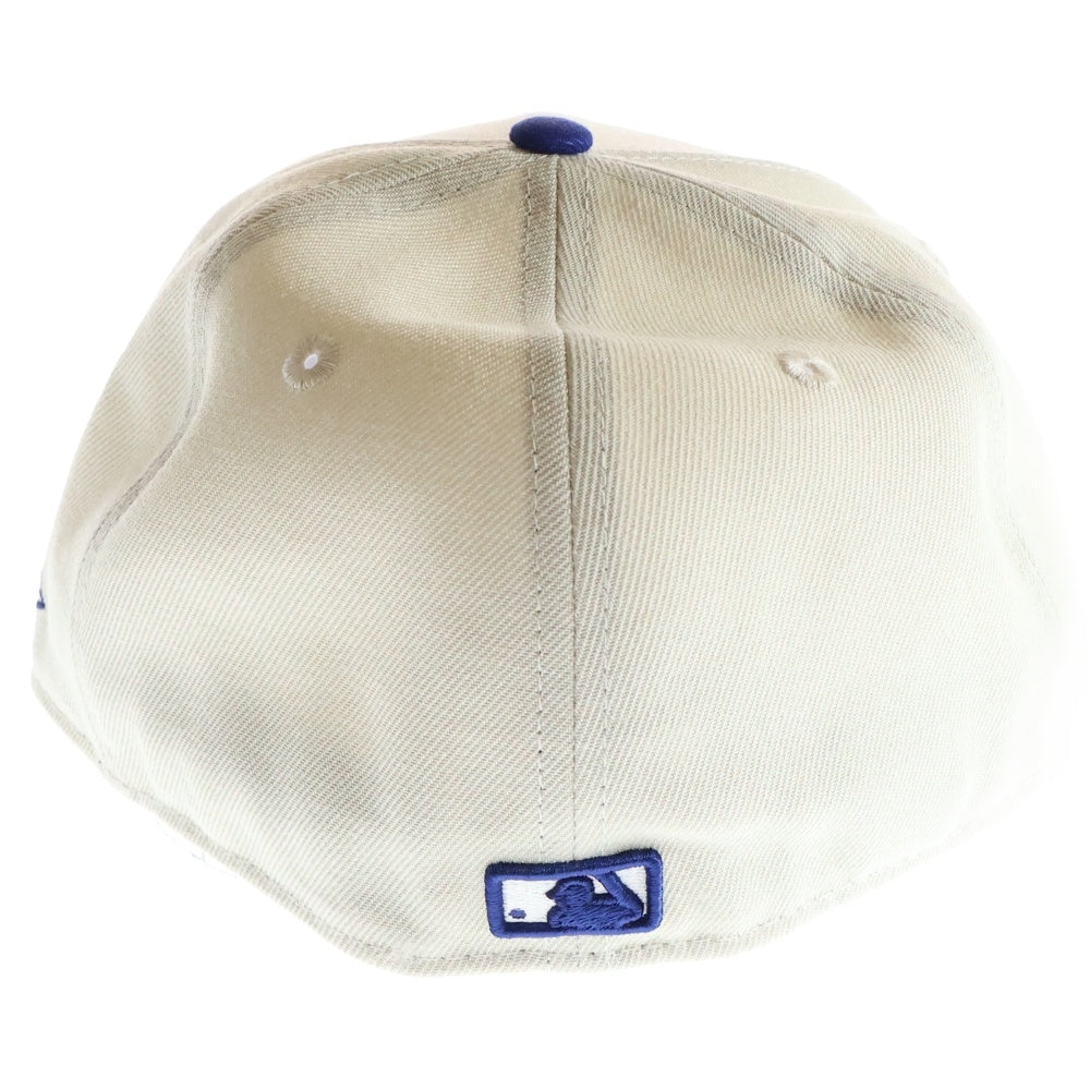 NEW ERA(ニューエラ) PC 59FIFTY STONE 2-TONE ロサンゼルスドジャース バイカーベースボールキャップ クリーム/ブルー 14521873