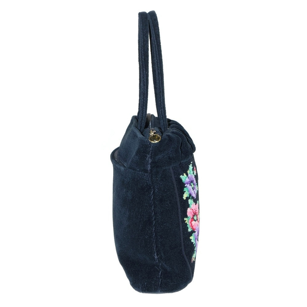 FEILER(フェイラー) 花柄 ハンドバッグ レディース ブラック