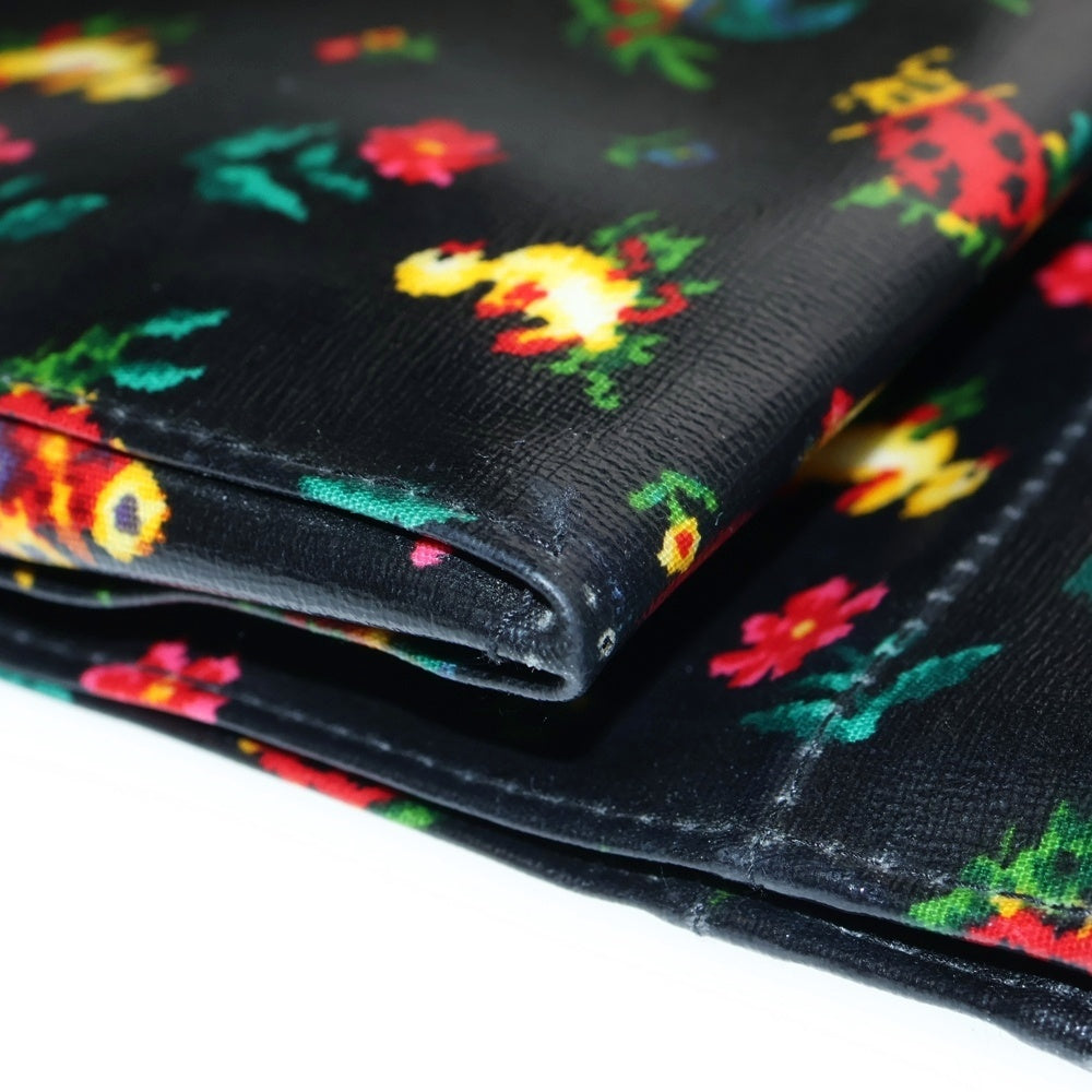 FEILER(フェイラー) 花柄 PVC ミニバッグ レディース ブラック