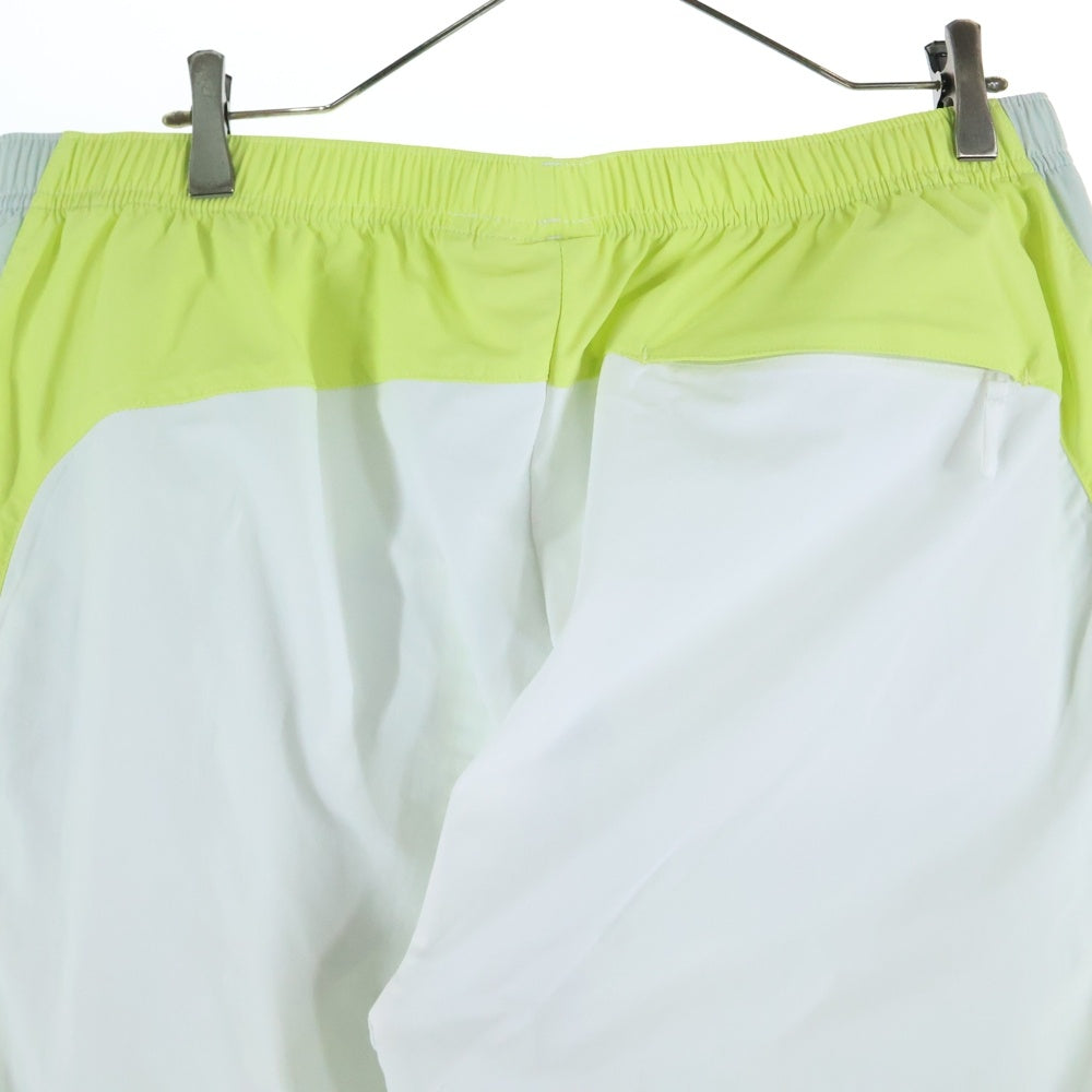 SUPREME(シュプリーム) 24AW S Logo Track Pants Sロゴ トラックパンツ ナイロン ロングパンツ ホワイト/イエロー