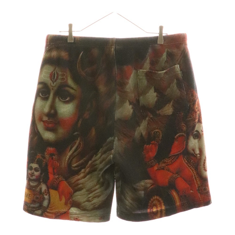 SUPREME(シュプリーム) 19AW Ganesh Waffle Short ガネーシャ ワッフルショーツ 総柄 マルチカラー
