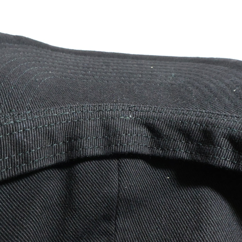 miumiu(ミュウミュウ) ロゴ刺繍 ベースボールキャップ ブラック 5HC369