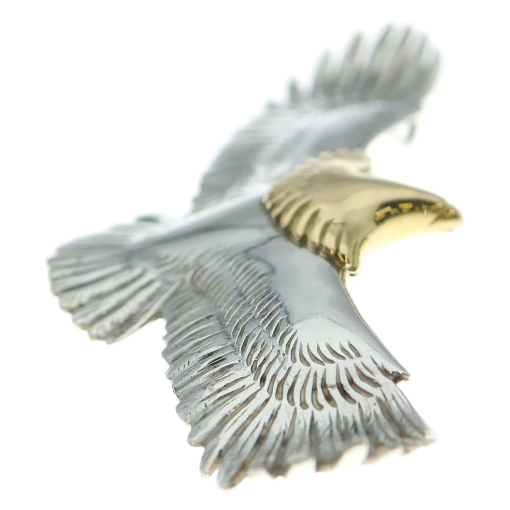 TADY & KING(タディアンドキング) K18 大イーグル頭金 ネックレストップ シルバー/ゴールド