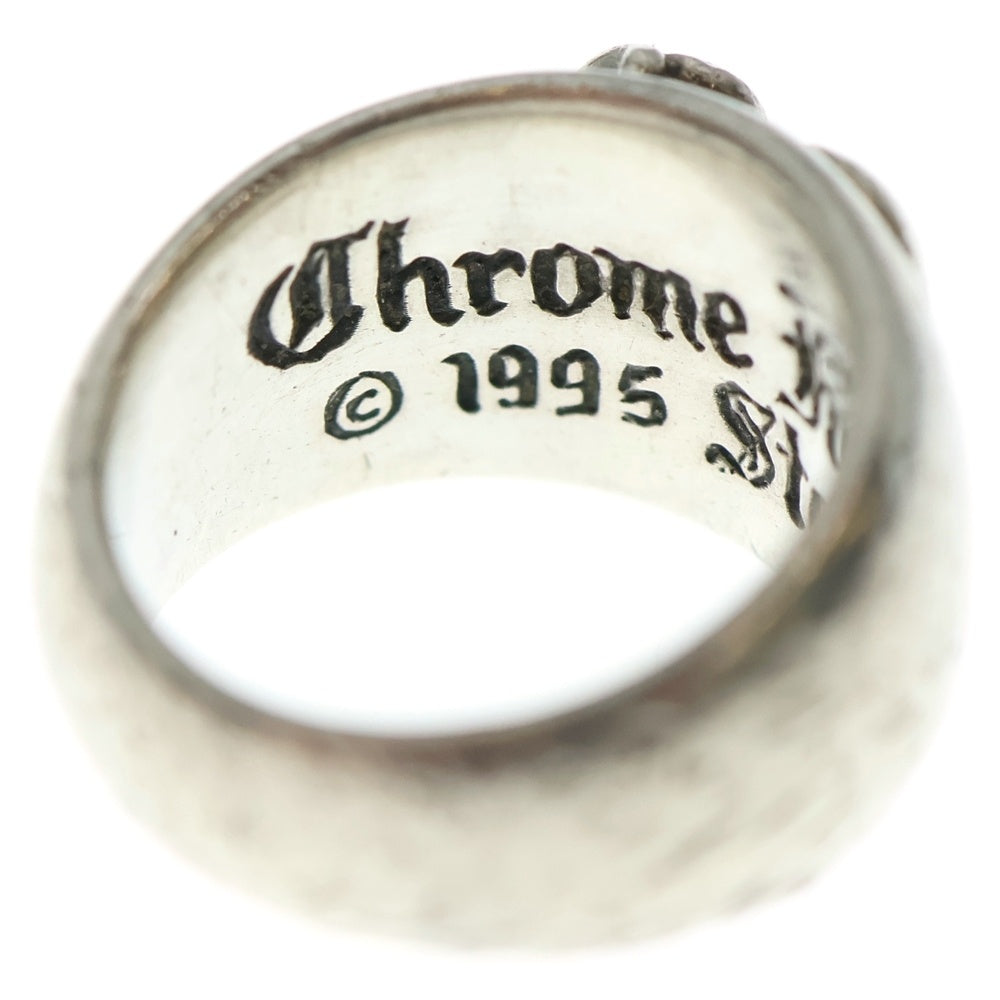 CHROME HEARTS(クロムハーツ) HEART IN BAND ハートインバンドリング シルバー