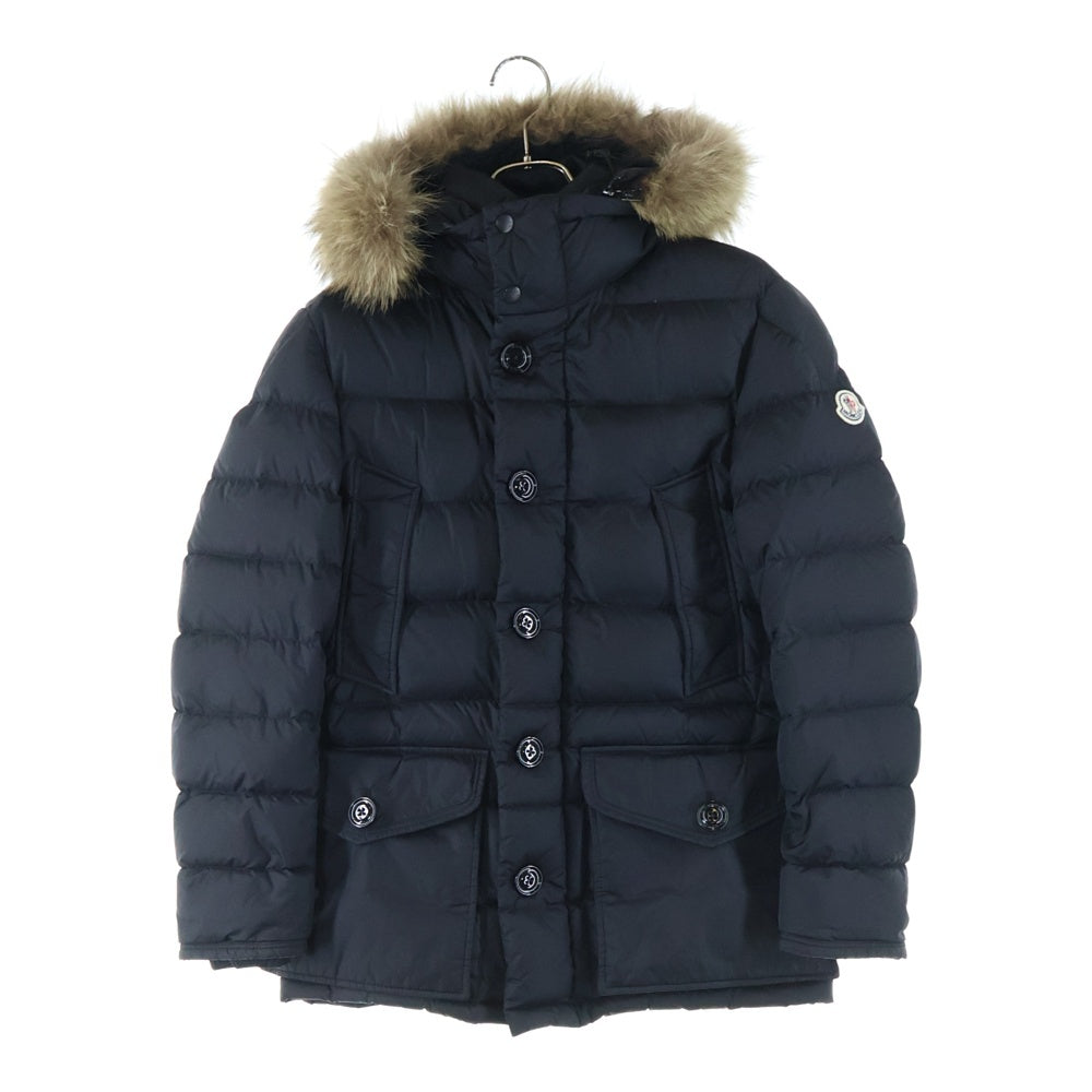 MONCLER(モンクレール) CLUNY GIUBBOTTO CLUNY JACKET クラニー クラニージャケット ファーフード付きダウンジャケット アウター ブラック D20914138025 68352