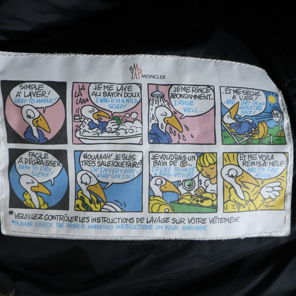 MONCLER(モンクレール) CLUNY GIUBBOTTO CLUNY JACKET クラニー クラニージャケット ファーフード付きダウンジャケット アウター ブラック D20914138025 68352