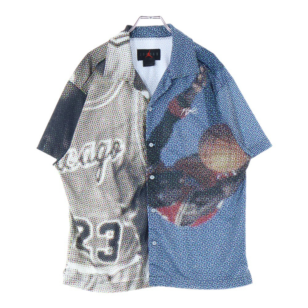 NIKE(ナイキ) 22SS JORDAN BRAND AS M J FLT HRTG PHOTO SHIRT BLACK ヘリテージ フライト オープンシャツ DM1397-010