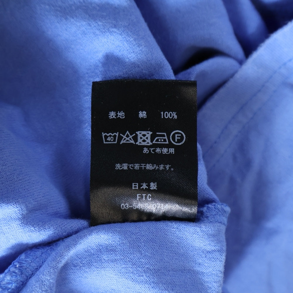 FTC(エフシーティー) POCKET T-SHIRT ポケット刺繍 Tシャツ 半袖カットソー ブルー
