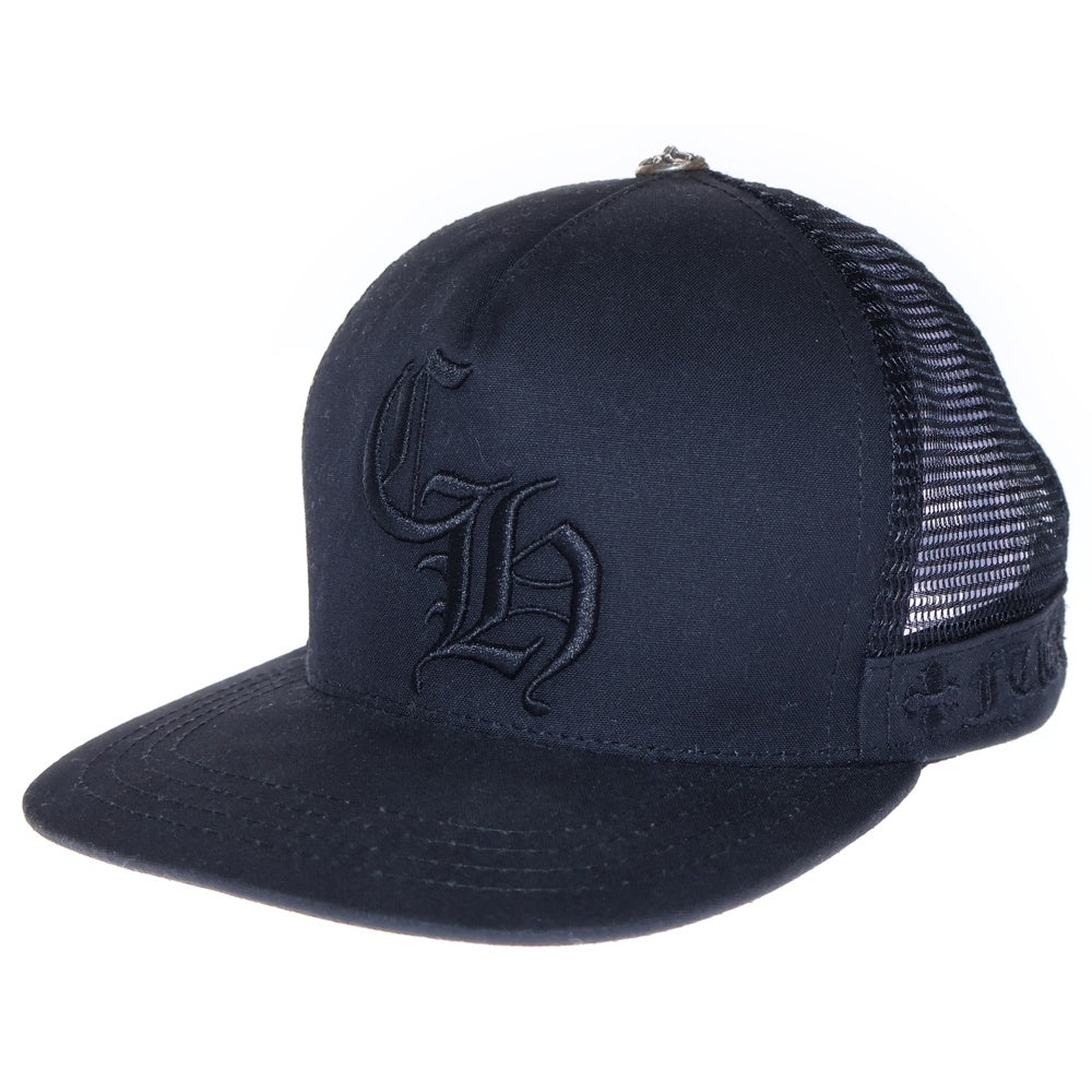 CHROME HEARTS(クロムハーツ) Trucker Cap CH/FUCK YOU刺繍 トラッカーキャップ 帽子 ブラック