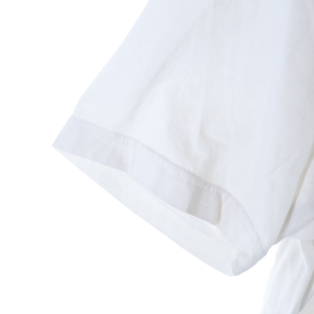 CHROME HEARTS(クロムハーツ) Scroll Logo S/S TEE スクロールラベルバックプリント半袖Tシャツカットソー ホワイト