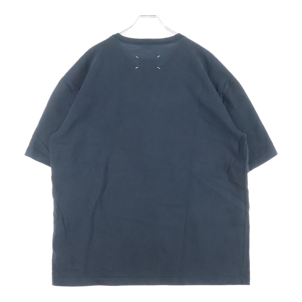 Maison Margiela 1(メゾンマルジェラ) 19AW オーバーサイズ半袖Tシャツ 厚手 カットソー ネイビー S50GC0548 S23366