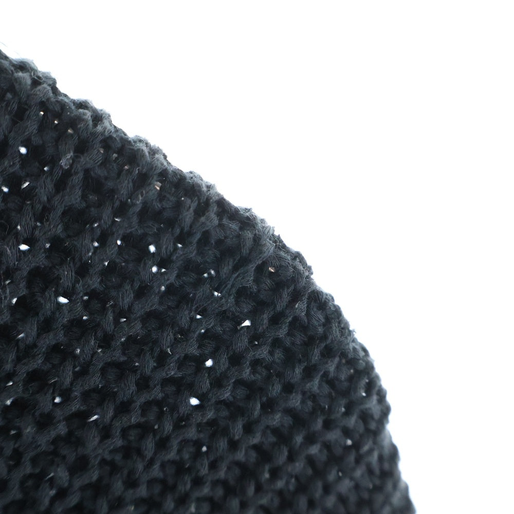 SUPREME(シュプリーム) 18AW ×COMME des GARCONS SHIRT コムデギャルソンシャツ ロゴプリント ローゲージ ニット セーター ブラック