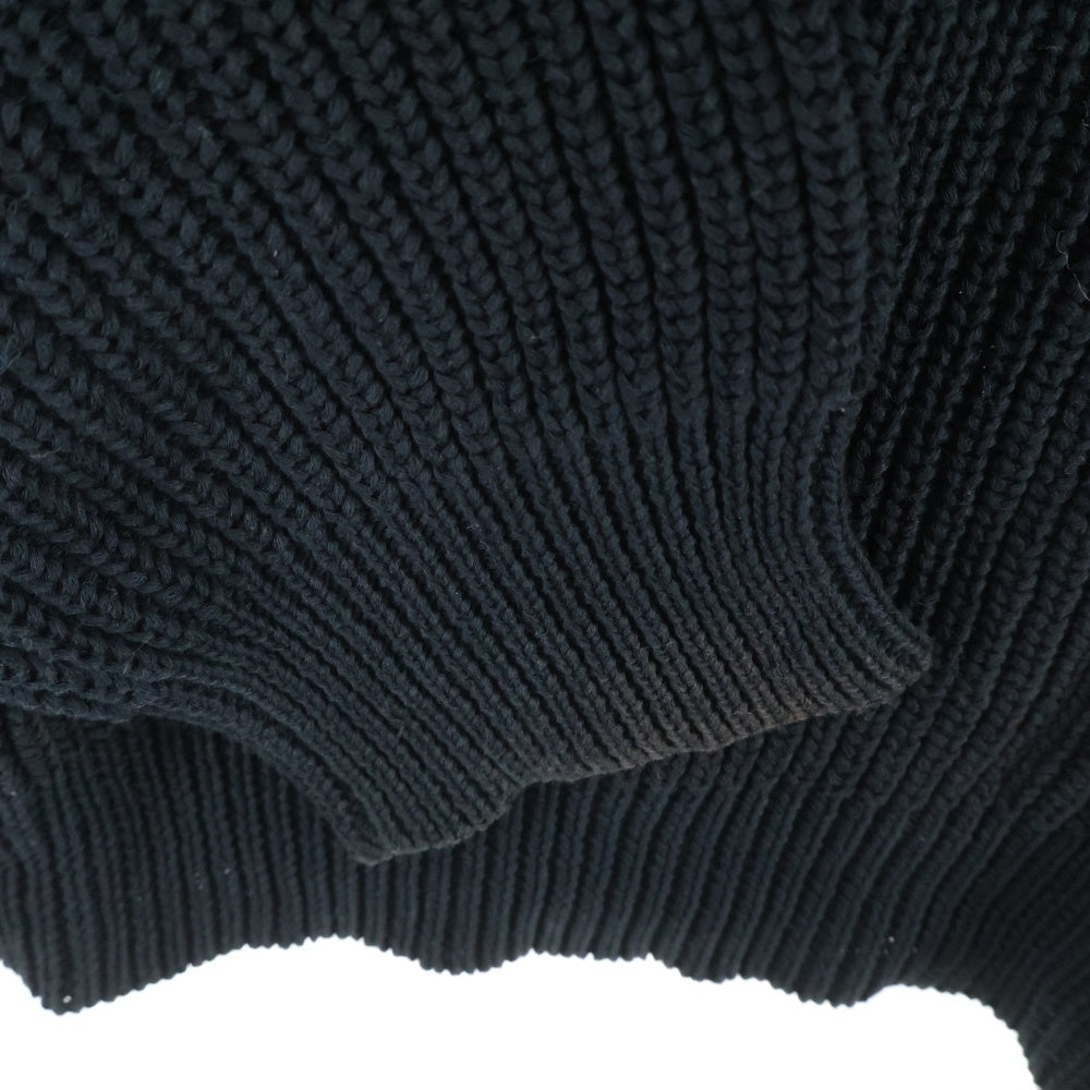 SUPREME(シュプリーム) 18AW ×COMME des GARCONS SHIRT コムデギャルソンシャツ ロゴプリント ローゲージ ニット セーター ブラック