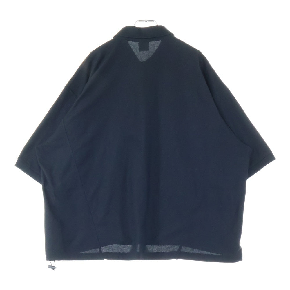 PRE_CIAL(プレシャル) ドライピケジャージー 半袖ポロシャツ ブラック PRE24-70015