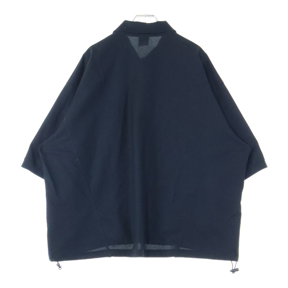 PRE_CIAL(プレシャル) ドライピケジャージー 半袖ポロシャツ ブラック PRE24-70015