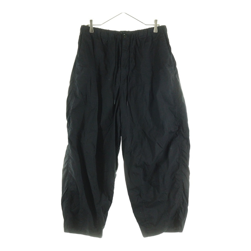 Graphpaper(グラフペーパー) 25SS Garment Dyed Typewriter Parachute Pants ガーメント コットンタイプラーイター パラシュートパンツ ブラック GM251-40090B