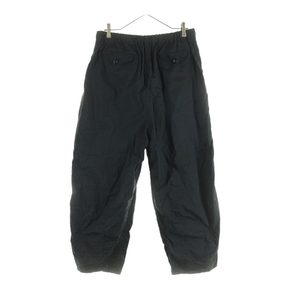 Graphpaper(グラフペーパー) 25SS Garment Dyed Typewriter Parachute Pants ガーメント コットンタイプラーイター パラシュートパンツ ブラック GM251-40090B