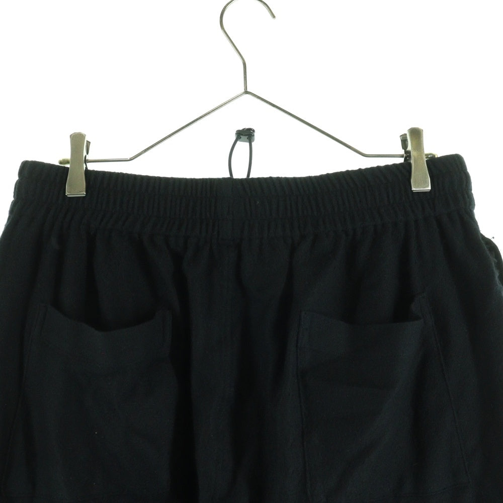 Graphpaper(グラフペーパー) Extra Fine Wool Viyella Sleeping Pants エクストラファインウール スリーピングパンツ ブラック GM253-40387