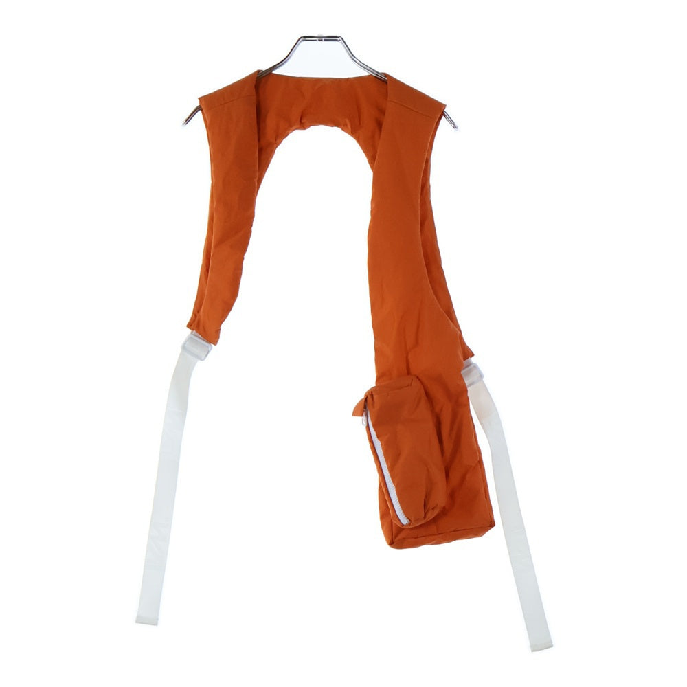LOUIS VUITTON(ルイヴィトン) 19AW 3D ポケットアシンメトリーナイロンベスト オレンジ HHG02WNIS